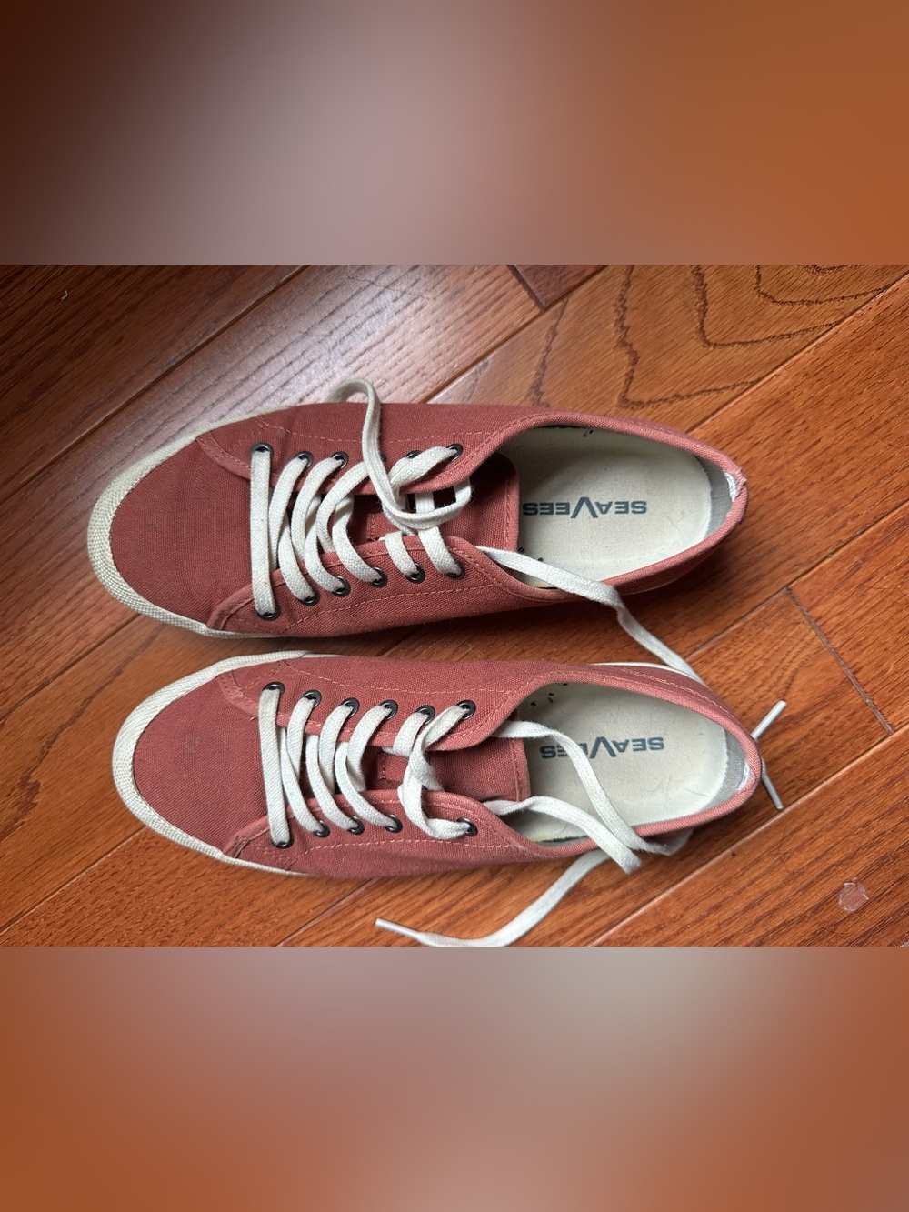 SeaVees Women’s Monterey Canvas Sneakers, 8